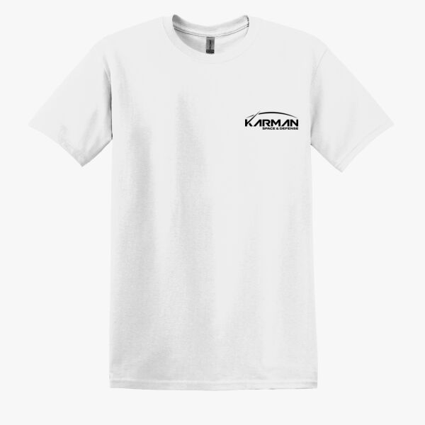 Karman Logo Men's White T-Shirt Thumbnail