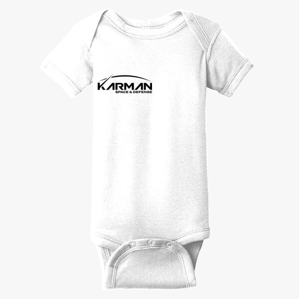 Infant Short Sleeve Baby Rib Bodysuit Thumbnail