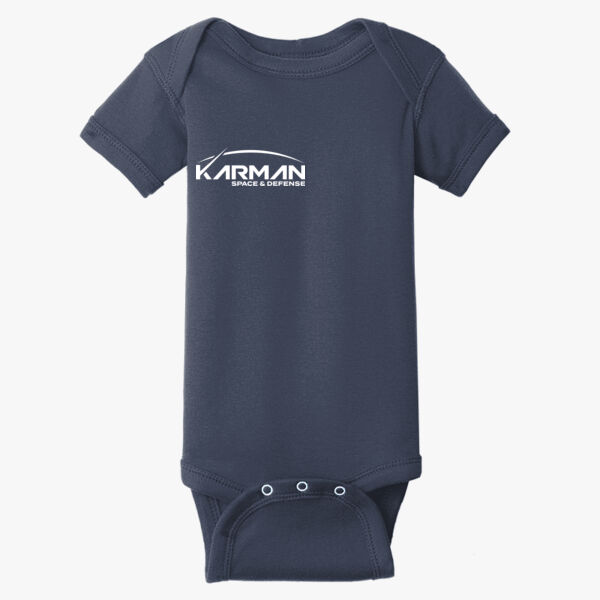 Infant Short Sleeve Baby Rib Bodysuit Thumbnail