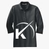 Women's Silk Touch 3/4 Sleeve Polo Thumbnail